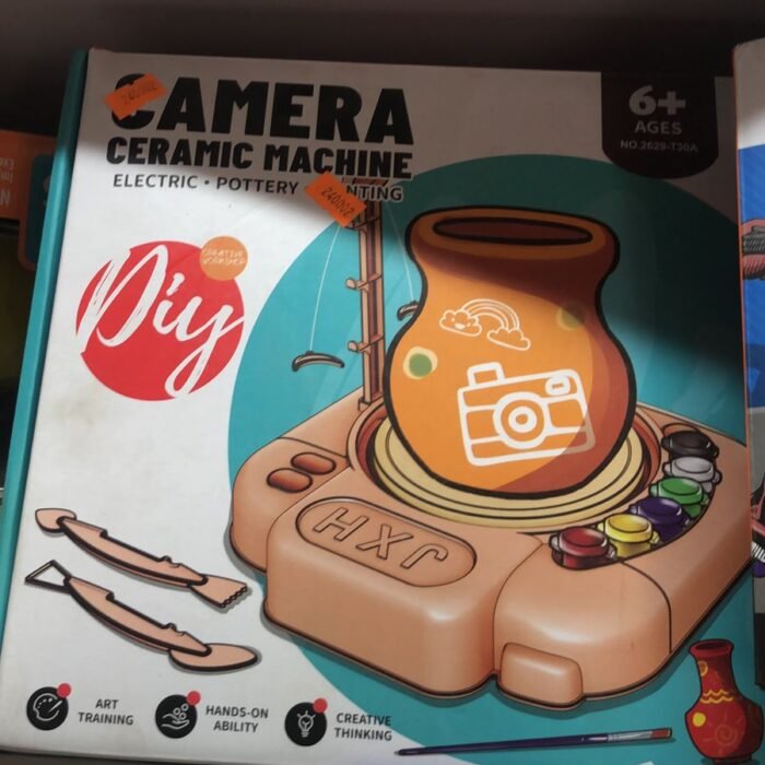 Pottery Wheel for Kids, DIY Ceramic Kit, Air Dry Clay Art, Kids Artist Studio, Educational Toys 6+, Camera Pottery Machine, Creative Birthday Gift, Children's Sculpting Set, Green Pottery Kit, STEM Craft Toy Pottery Wheel for Kids, DIY Ceramic Kit, Air Dry Clay Art, Kids Artist Studio, Educational Toys 6+, Camera Pottery Machine, Creative Birthday Gift, Children's Sculpting Set, Green Pottery Kit, STEM Craft Toy