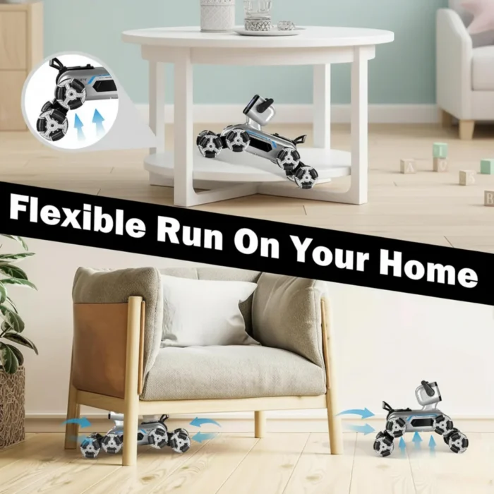 Remote control robot dog, Stunt robot toy, Gesture control RC car, Robot dog for kids
